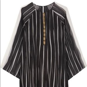 Halston Heritage Striped Dress